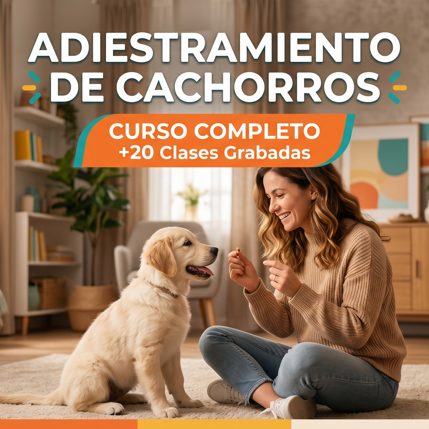 Sistema para que tu cachorro deje de morder, hacer pis adentro y no obedecer